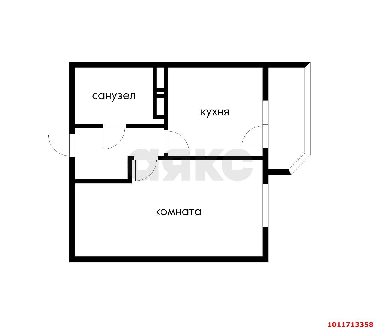 Фото №9: 1-комнатная квартира 40 м² - Краснодар, Почтовый, ул. имени Валерия Гассия, 4