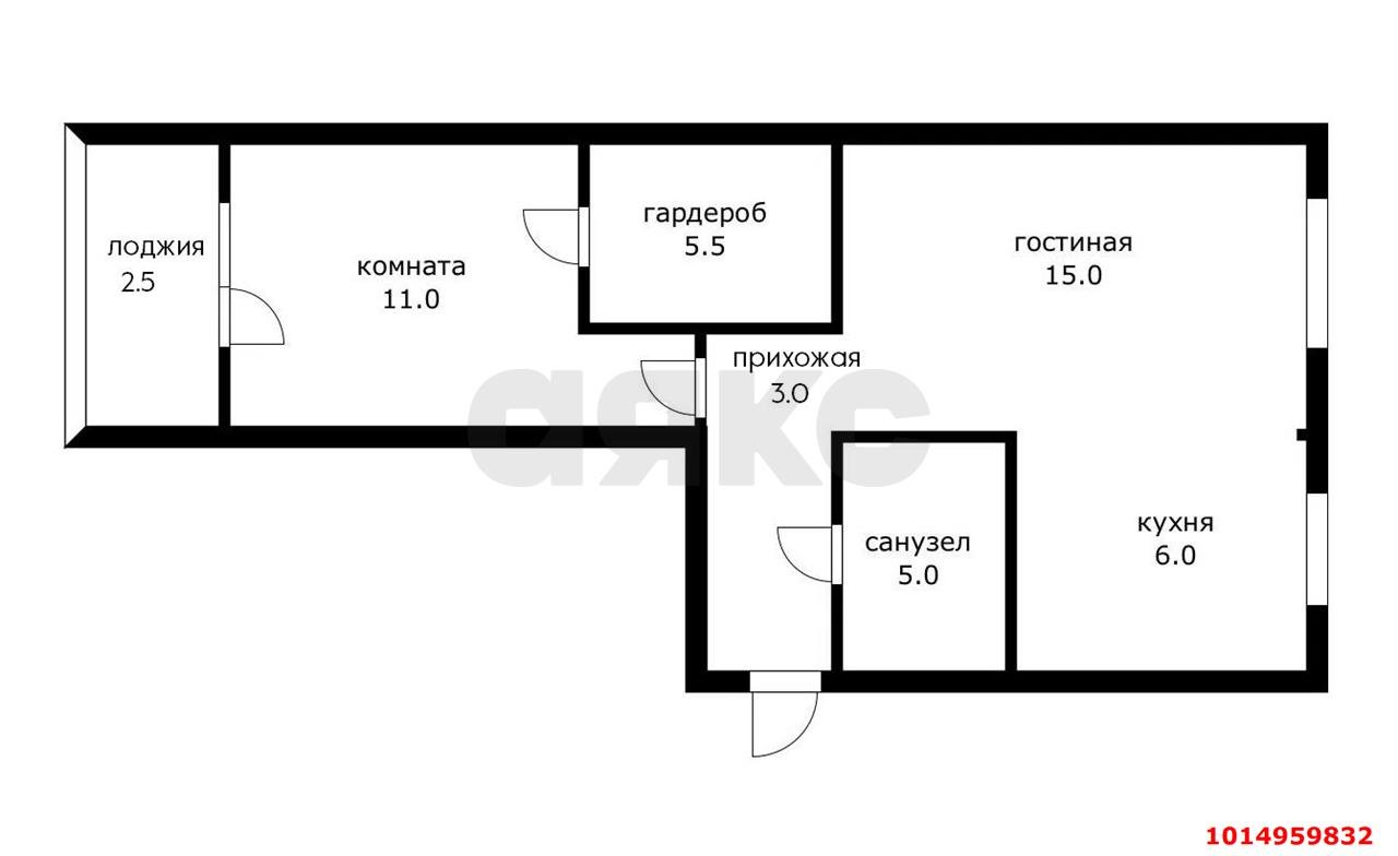 Фото №19: 2-комнатная квартира 48&nbsp;м², 2/5&nbsp;эт. - Краснодар, Карасунский внутригородской округ, мкр. Гидростроителей, ул. имени Дмитрия Благоева, 2