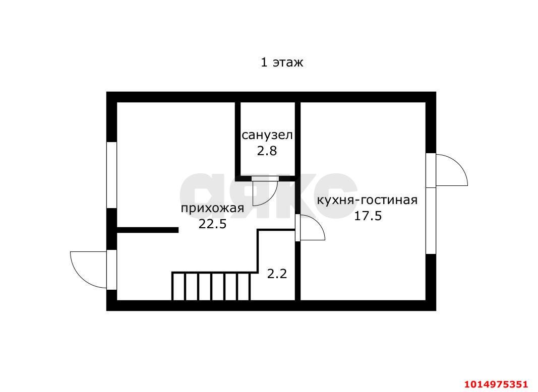Фото №15: Дом 91&nbsp;м² + 2&nbsp;сот., 2&nbsp;эт. - Краснодар, Прикубанский внутригородской округ, мкр. Парковый, пр-д 2-й Архангельский, 8