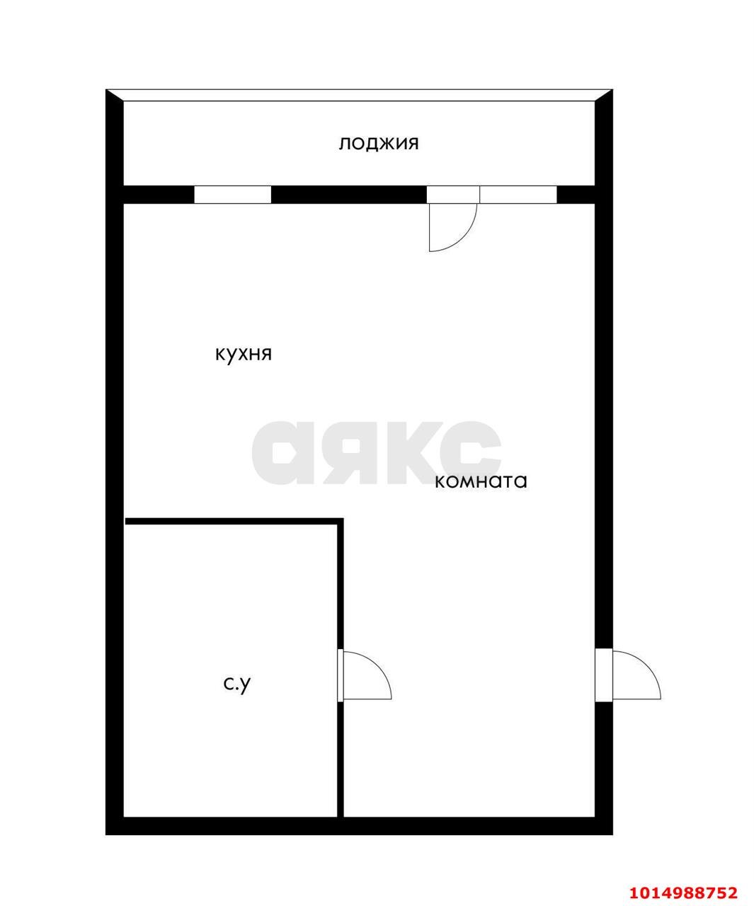 Фото №4: Студия 30&nbsp;м², 3/5&nbsp;эт. - Российский, мкр. Прикубанский внутригородской округ, ул. Измаильская, 13
