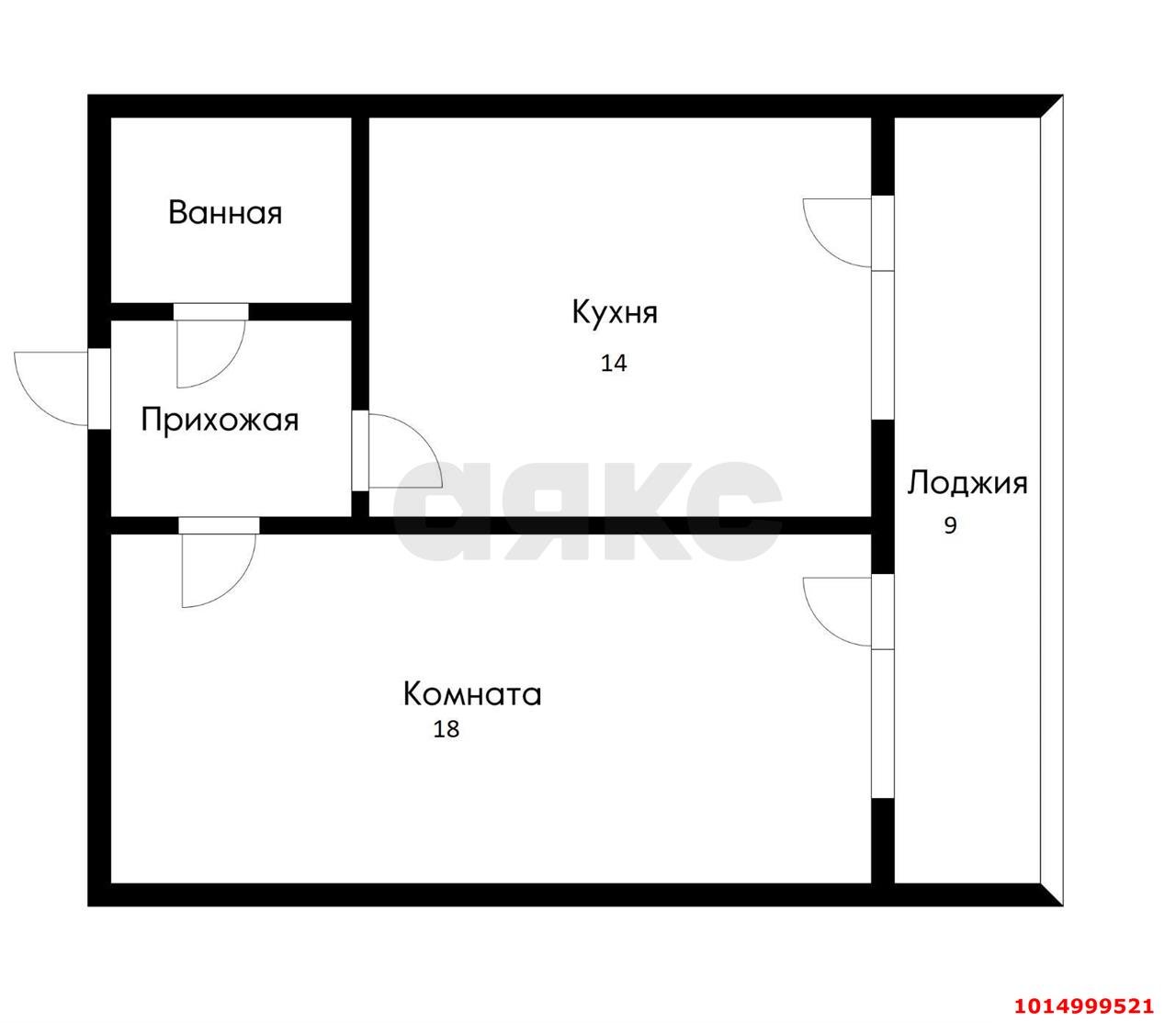 Фото №9: 1-комнатная квартира 42&nbsp;м², 5/5&nbsp;эт. - Российский, мкр. Прикубанский внутригородской округ, ул. Измаильская, 10