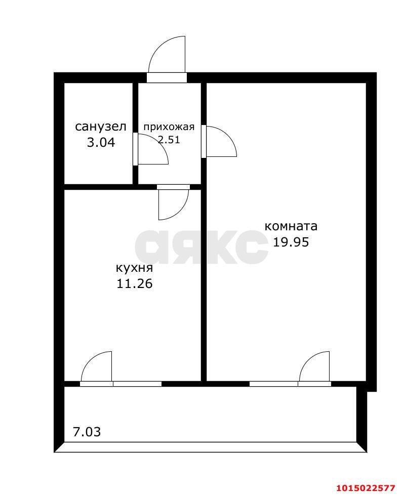 Фото №14: 1-комнатная квартира 50&nbsp;м², 3/4&nbsp;эт. - Архыз, ул. Береговая, 2В