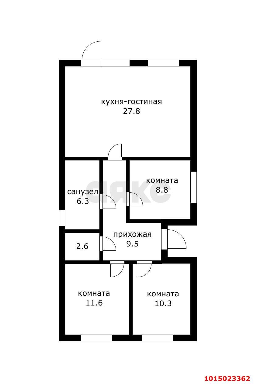Фото №2: Дом 81&nbsp;м² + 3.4&nbsp;сот., 1&nbsp;эт. - Южный, ул. Охотская, 6