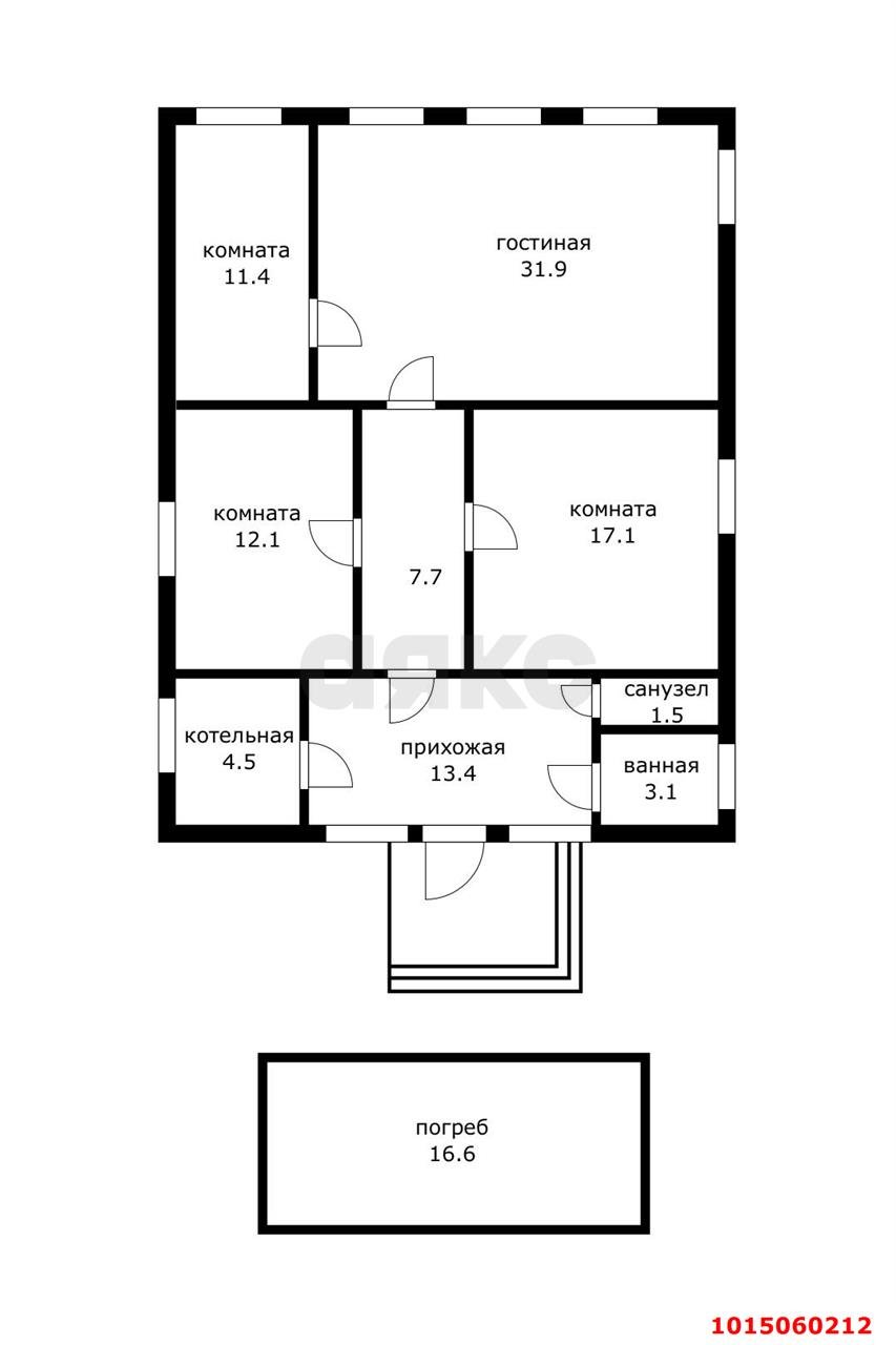 Фото №3: Дом 160&nbsp;м² + 9.25&nbsp;сот., 1&nbsp;эт. - Краснодар, Центральный внутригородской округ, мкр. Школьный, ул. 9 Мая, 32/1