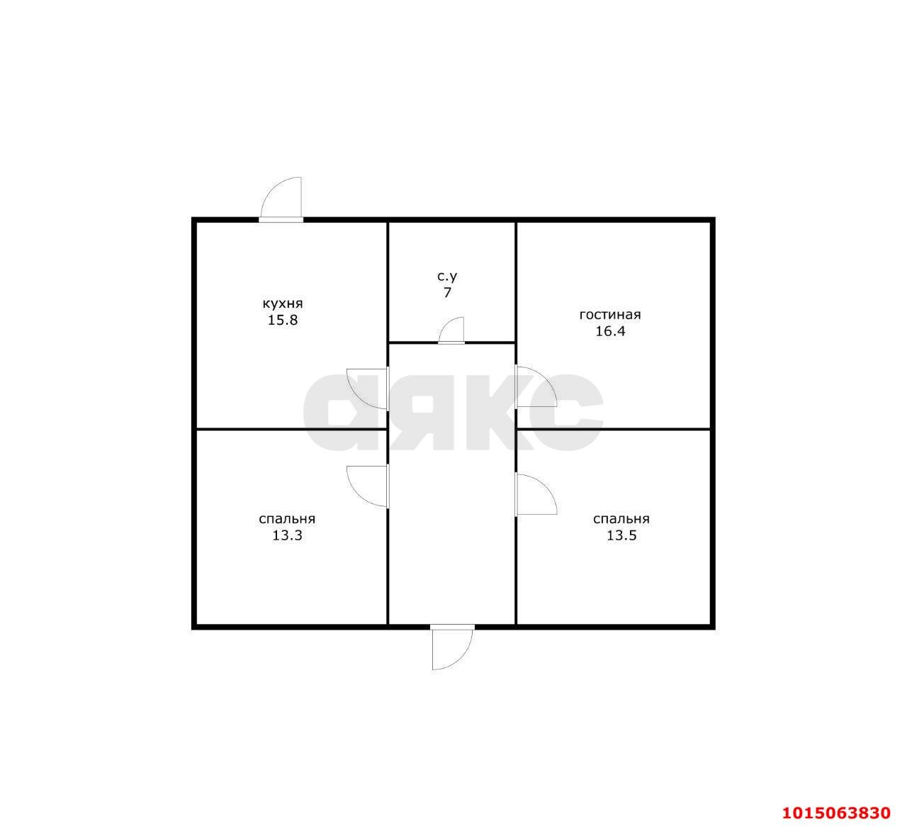 Фото №9: Дом 90&nbsp;м² + 15&nbsp;сот., 1&nbsp;эт. - Новобжегокай, ул. Хатита Махмуда, 11/2