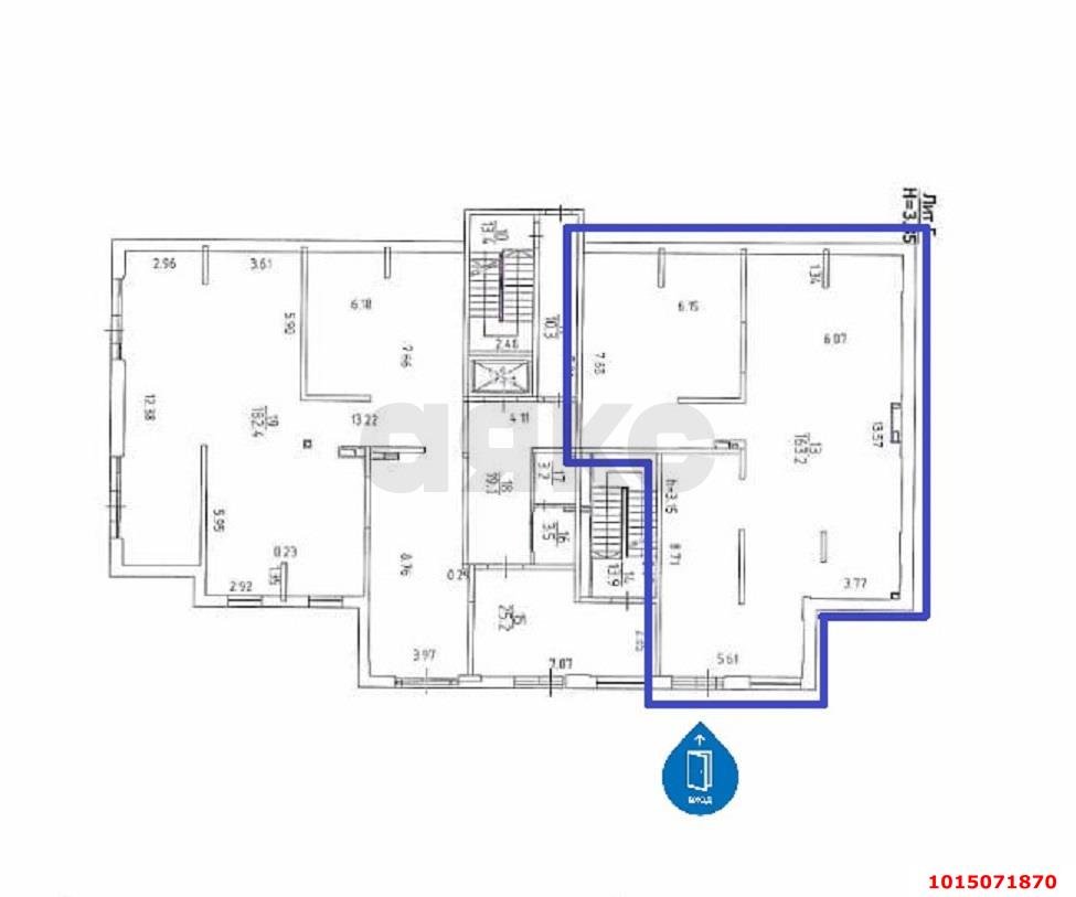 Фото №10: Торговое помещение 163&nbsp;м², 1/12&nbsp;эт. - Яблоновский, мкр. жилой комплекс Вектор, ул. Базовская, 21к4