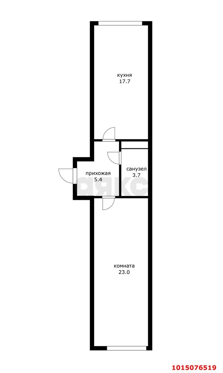 Фото №12: 1-комнатная квартира 49&nbsp;м², 8/9&nbsp;эт. - Новая Адыгея, мкр. жилой комплекс Мега-Победа 2, ул. Песочная, 1к1