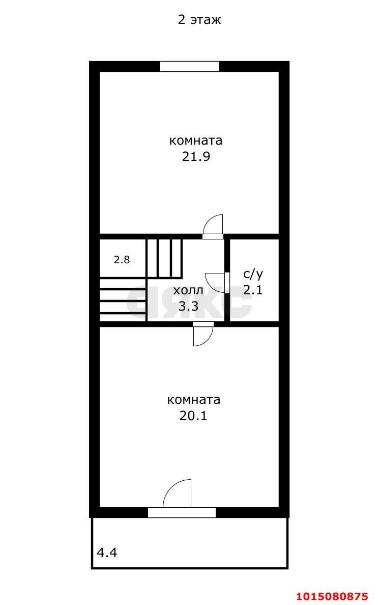 Фото №19: Дом 99&nbsp;м² + 2&nbsp;сот., 2&nbsp;эт. - Краснодар, Карасунский внутригородской округ, ж/м Пашковский, ул. Крылатая, 39