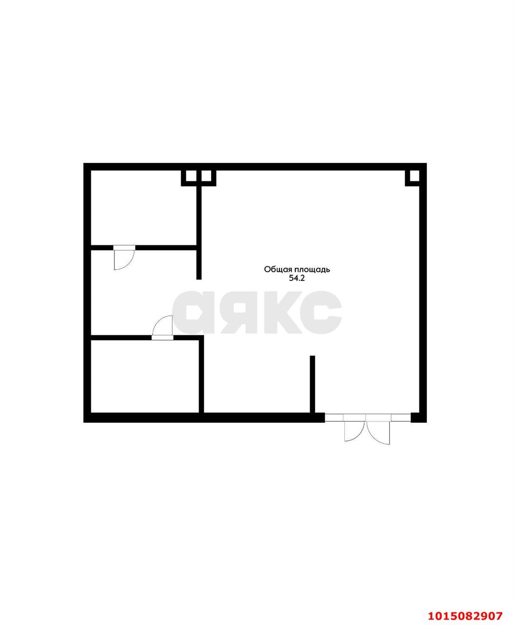 Фото №7: Торговое помещение 54&nbsp;м², 1/16&nbsp;эт. - Краснодар, Прикубанский внутригородской округ, мкр. жилой комплекс Ракурс, ул. имени Героя Ростовского, 8к4