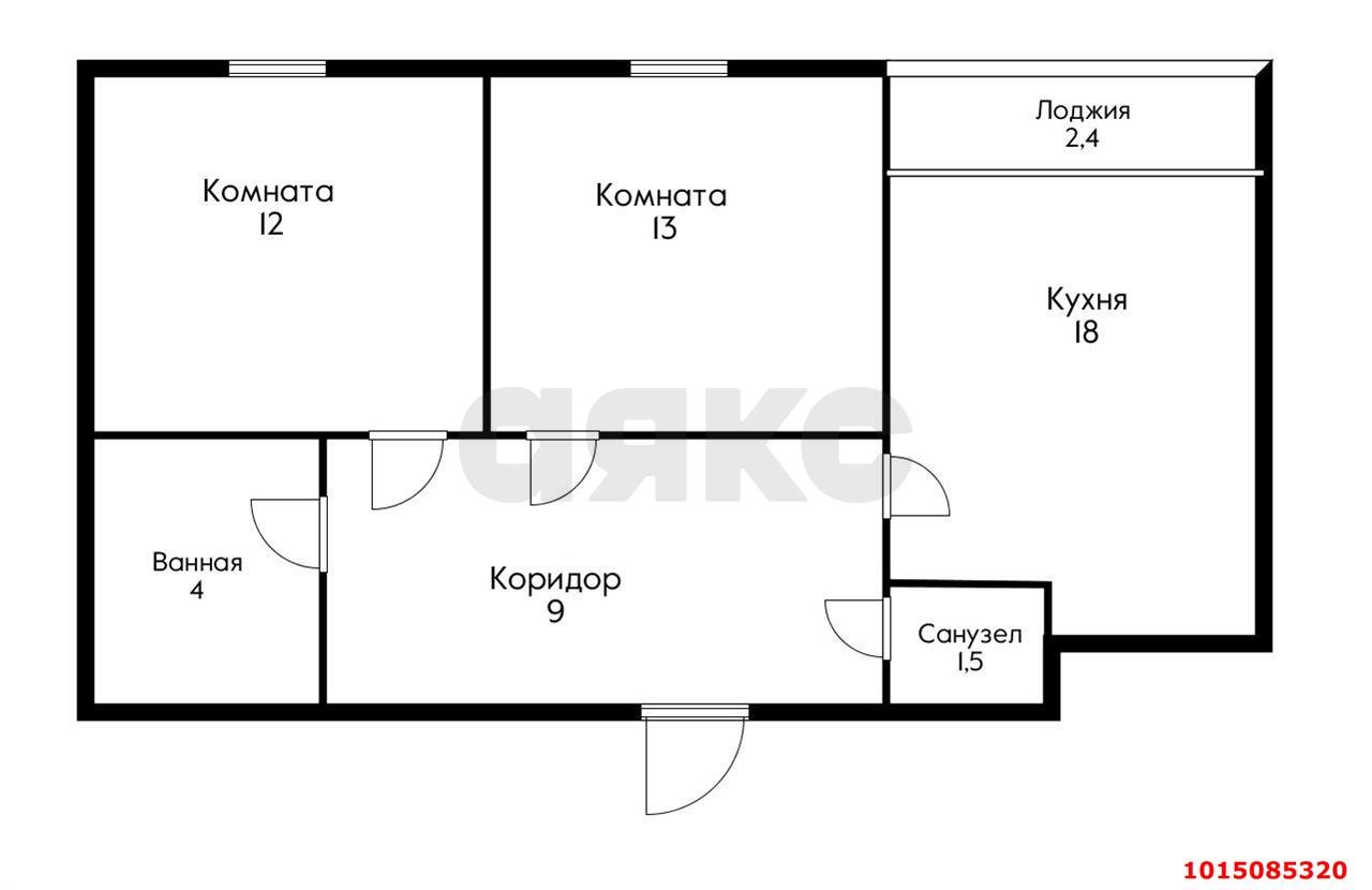 Фото №8: 2-комнатная квартира 59&nbsp;м², 18/18&nbsp;эт. - Знаменский, Карасунский внутригородской округ, мкр. Родные Просторы, ул. Природная, 10Б