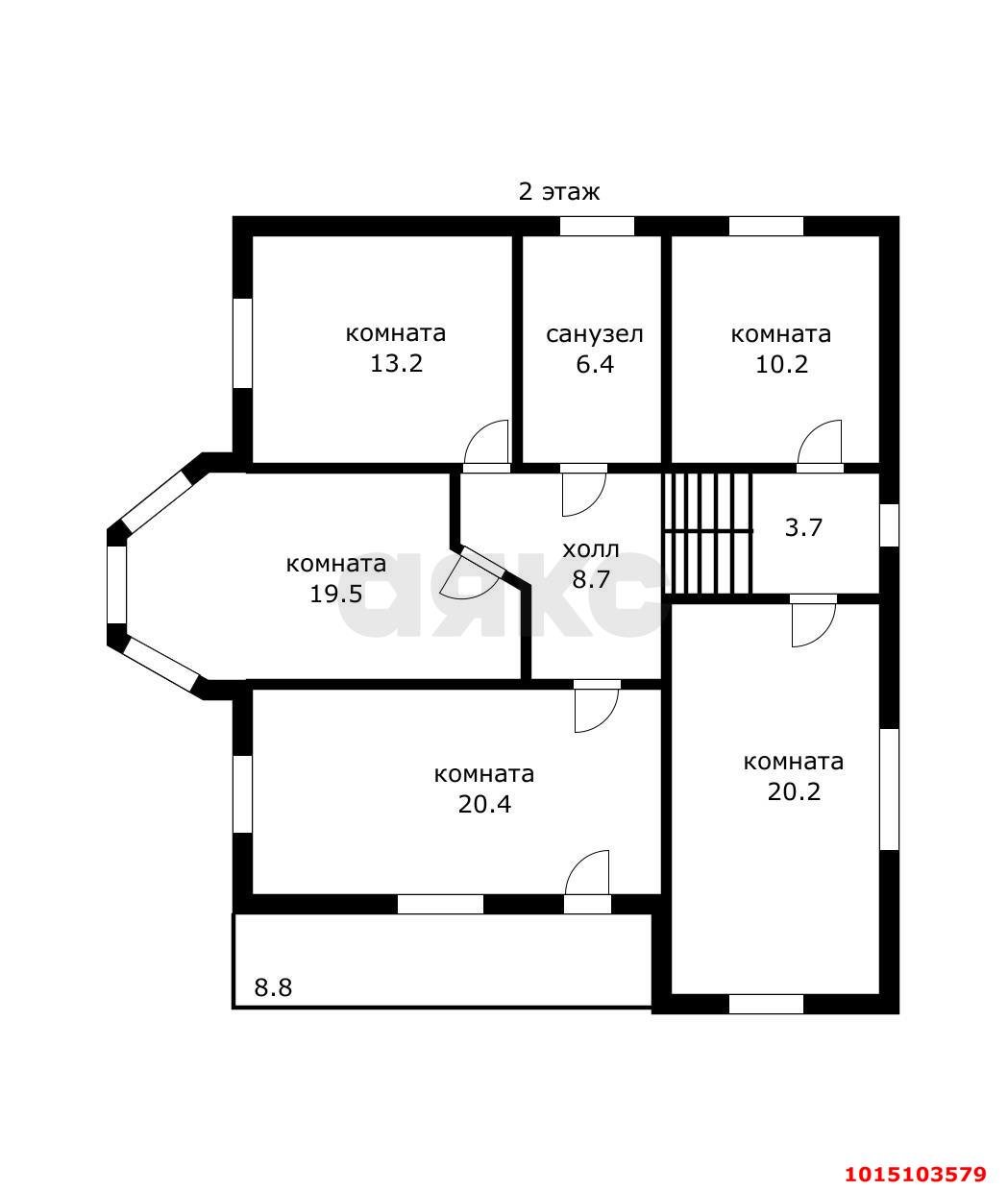 Фото №26: Дом 220&nbsp;м² + 4&nbsp;сот., 2&nbsp;эт. - Калина, мкр. Прикубанский внутригородской округ, ул. Клубничная, 248