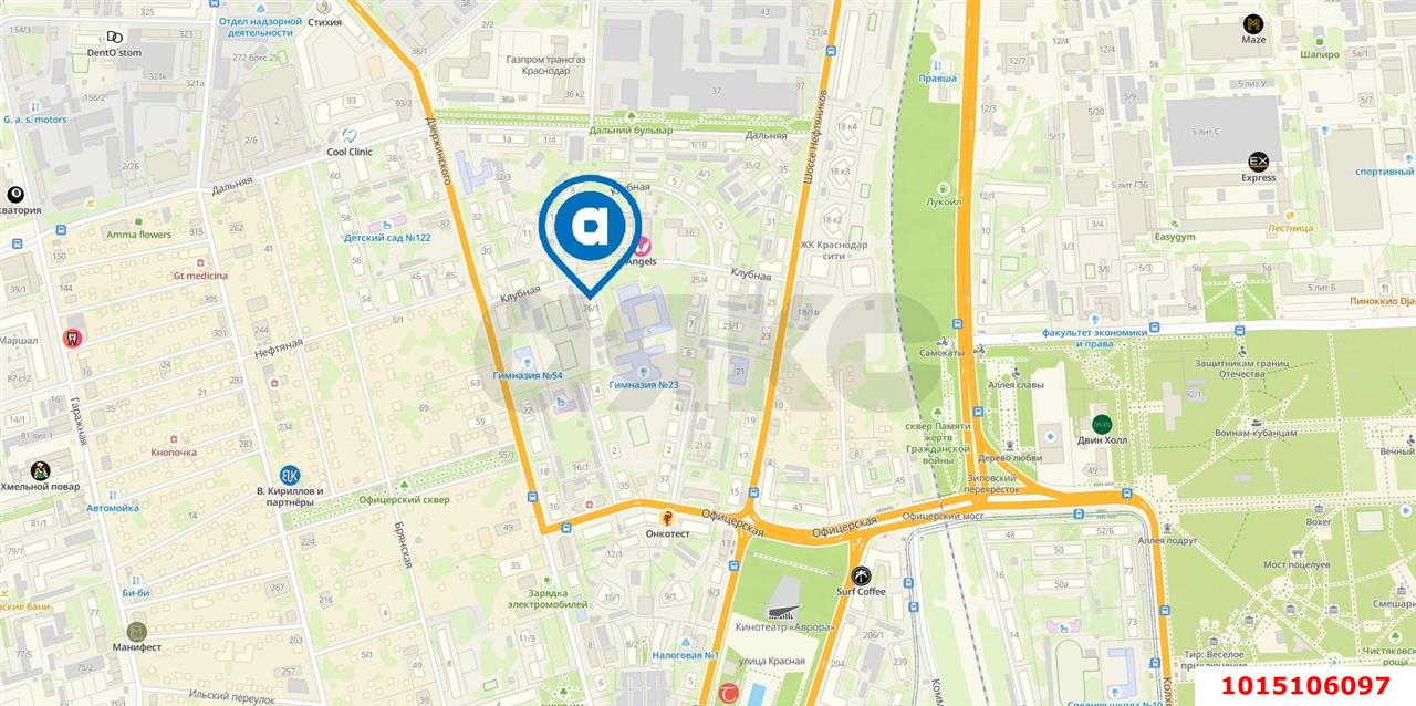 Фото №2: Офисное помещение 38&nbsp;м², 1/8&nbsp;эт. - Краснодар, мкр. Западный внутригородской округ, ул. имени Дзержинского, 26/1