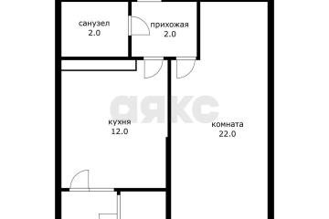 Фото №1: 1-комнатная квартира 43 м², 4/25 эт. - Краснодар, мкр. Школьный, ул. Школьная, 1