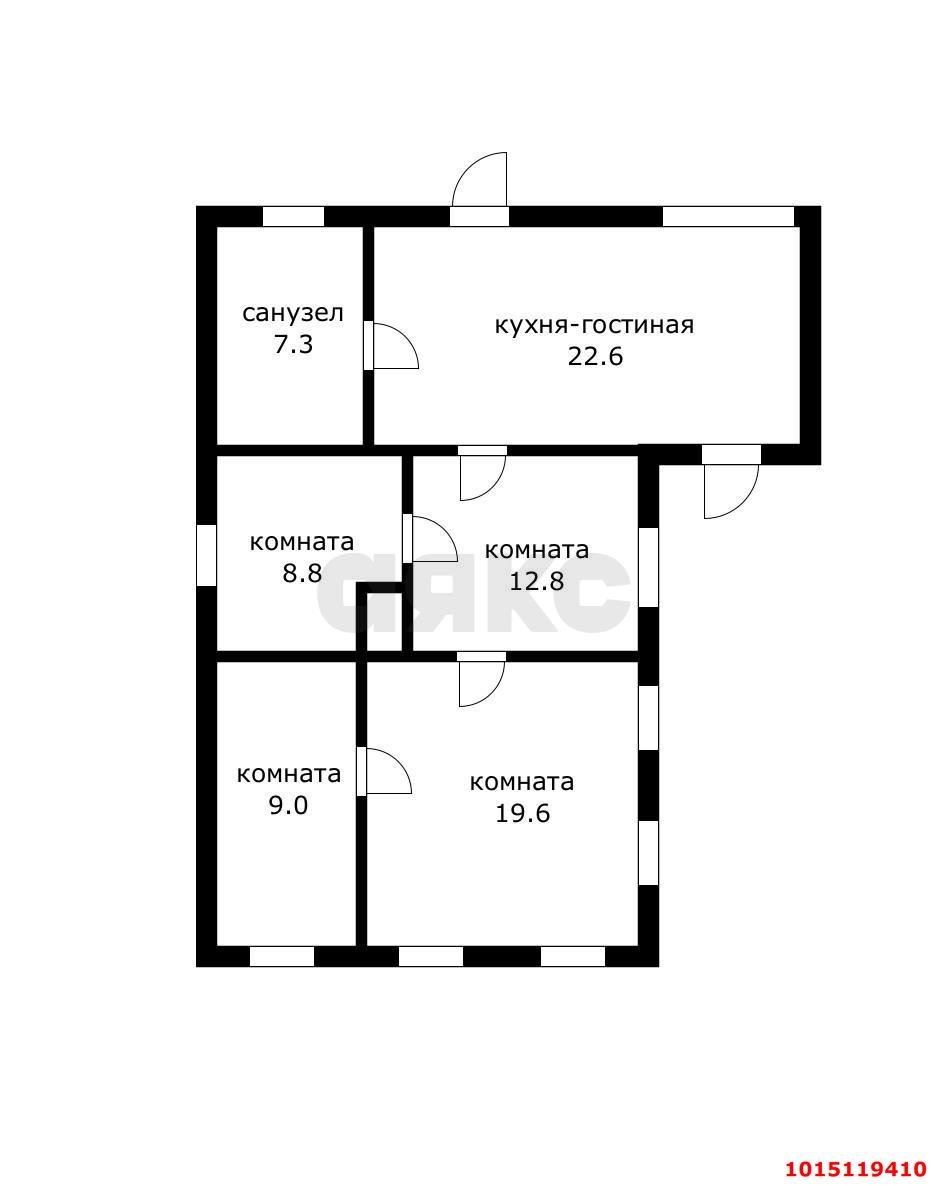 Фото №13: Дом 80&nbsp;м² + 18.5&nbsp;сот., 1&nbsp;эт. - Новоплатнировская, ул. Кирпичная