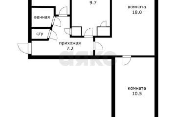 Фото №1: 3-комнатная квартира 55 м², 4/5 эт. - Берёзовый, мкр. Витаминкомбинат, ул. Целиноградская, 12