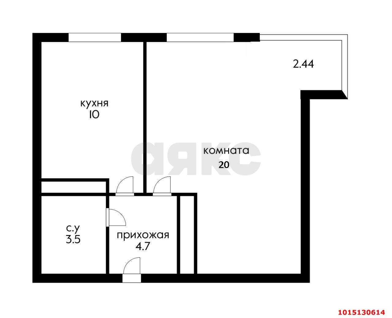 Фото №11: 1-комнатная квартира 41&nbsp;м², 7/10&nbsp;эт. - Краснодар, Прикубанский внутригородской округ, мкр. жилой комплекс Европа-Сити, ул. Античная, 6