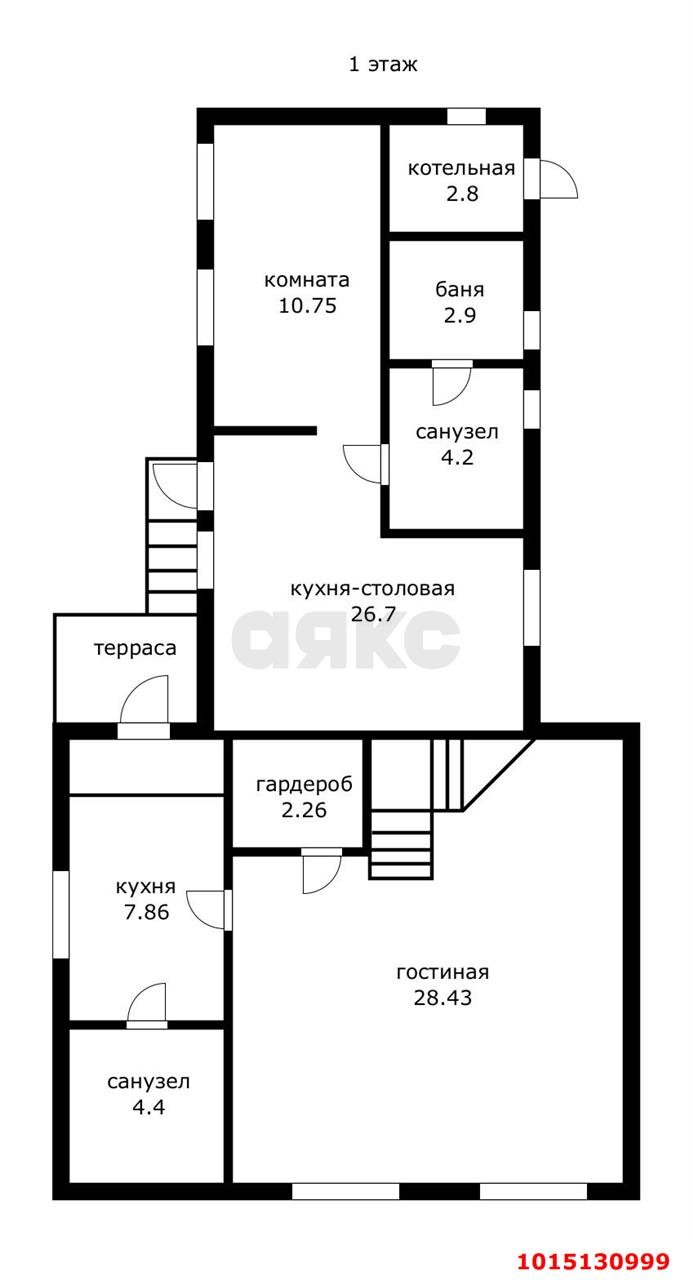 Фото №2: Дом 168&nbsp;м² + 4.07&nbsp;сот., 2&nbsp;эт. - Знаменский, Карасунский внутригородской округ, мкр. СНТ Автомобилист-2, ул. Вишнёвая, 154