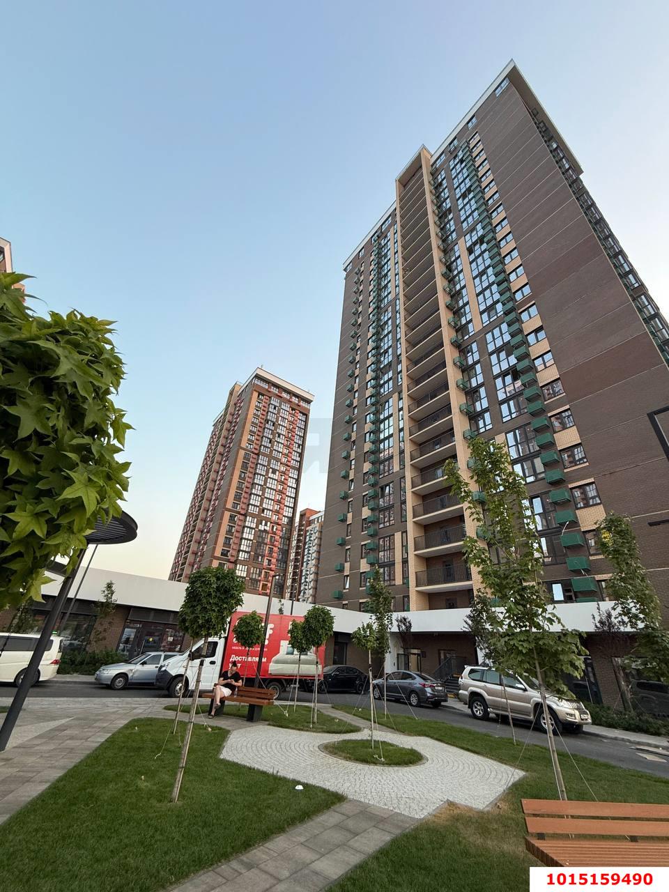 Фото №3: 1-комнатная квартира 44&nbsp;м², 17/24&nbsp;эт. - Знаменский, Карасунский внутригородской округ, мкр. Родные Просторы, ул. Природная, 10Б