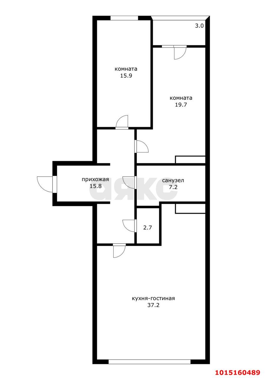 Фото №42: Пентхаус 105&nbsp;м², 17/17&nbsp;эт. - Краснодар, Центральный внутригородской округ, Центральный, мкр. ЖК Большой, ул. Красная, 176лит5/3