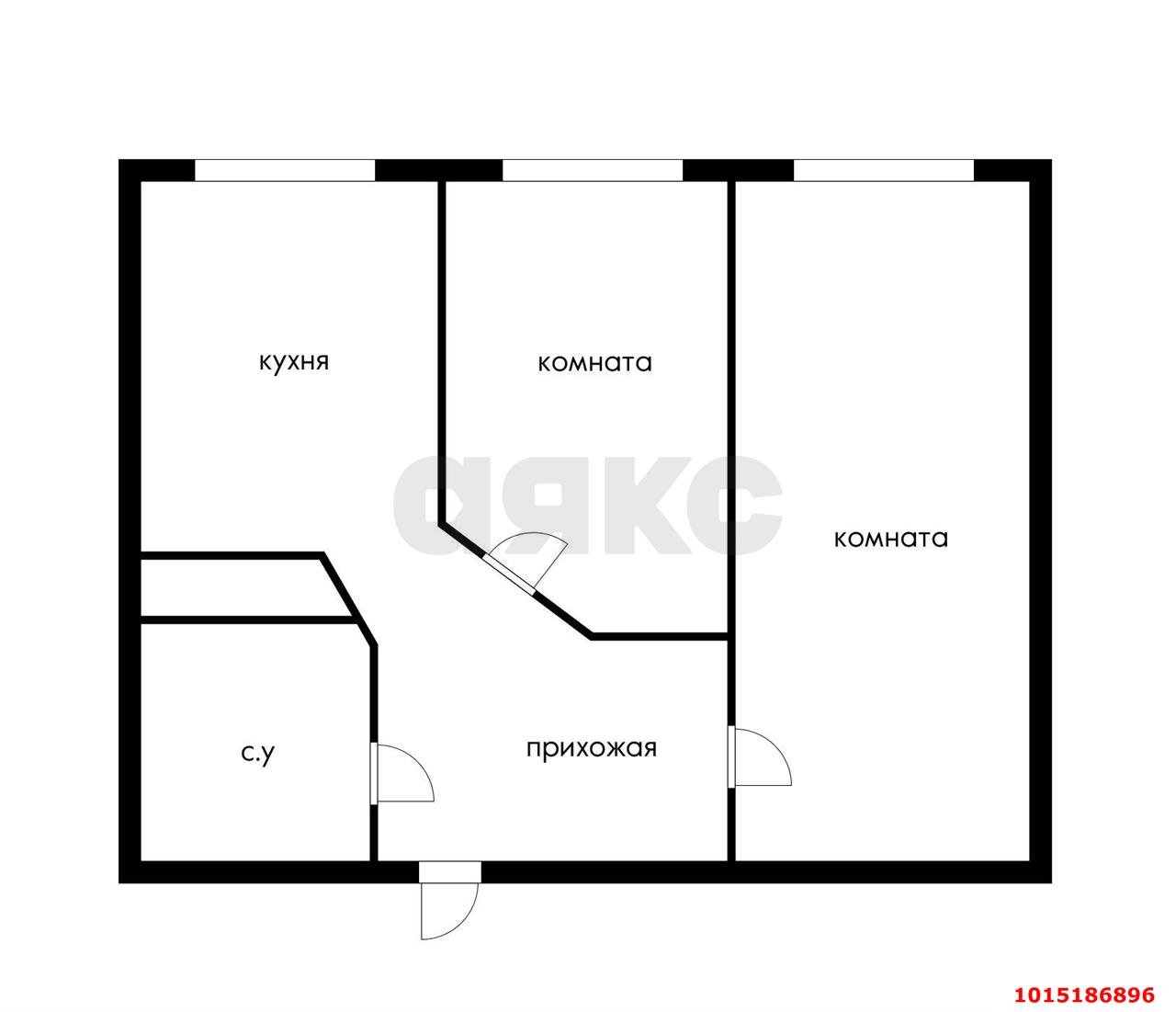 Фото №13: 2-комнатная квартира 61&nbsp;м², 11/11&nbsp;эт. - Краснодар, Прикубанский внутригородской округ, Музыкальный, мкр. ЖК Оникс, ул. Российская, 267к3