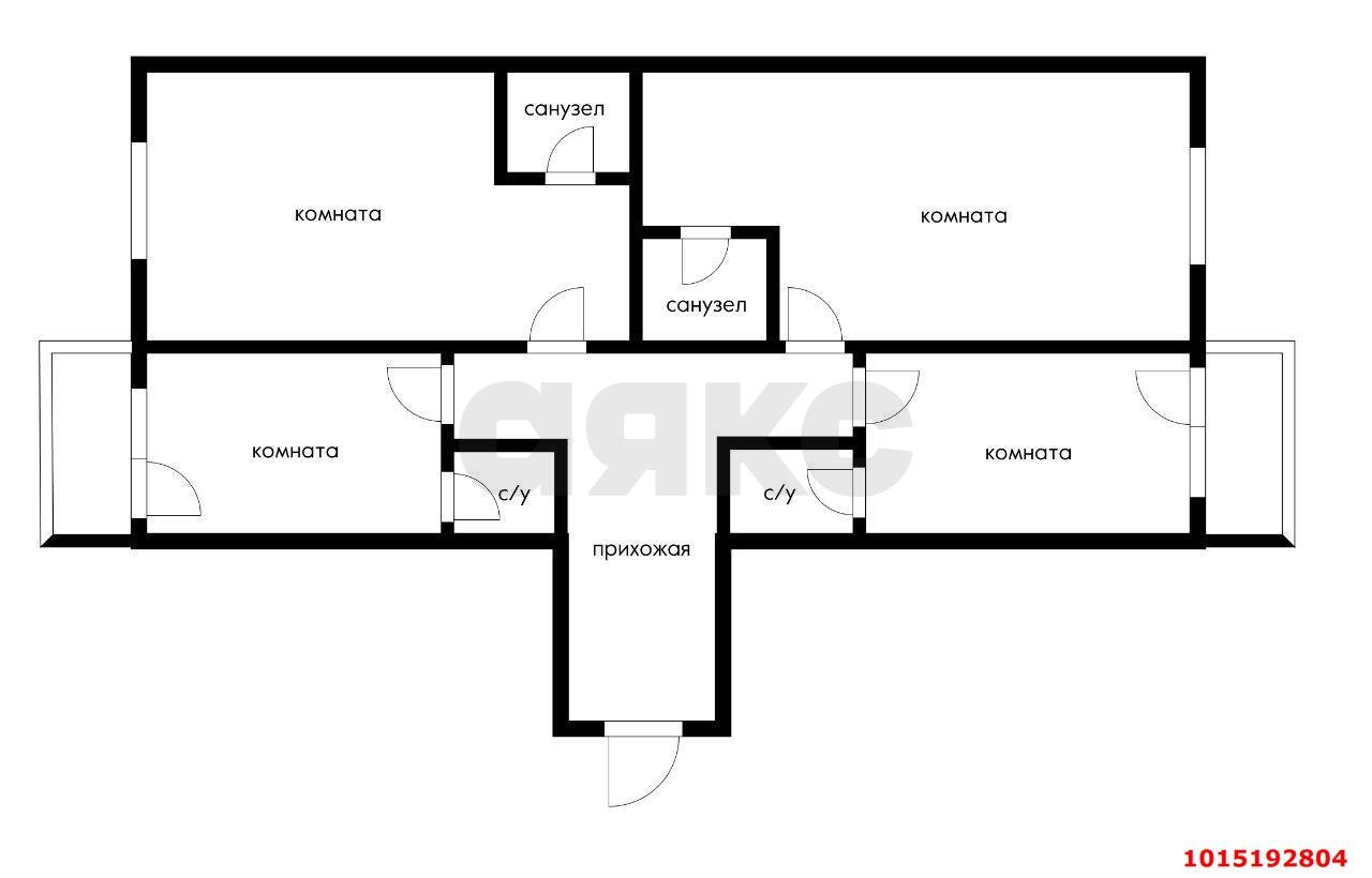 Фото №10: Апартаменты 113&nbsp;м², 1/4&nbsp;эт. - Новая Адыгея, мкр. жилой комплекс Новая Адыгея, ул. Бжегокайская, 90/1к4