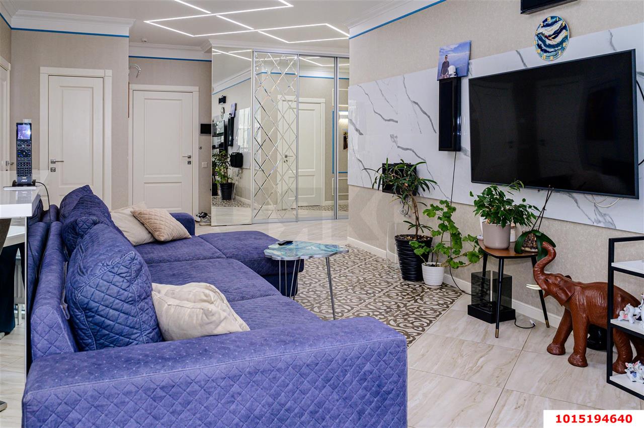 Фото №4: 3-комнатная квартира 95&nbsp;м², 19/26&nbsp;эт. - Краснодар, Прикубанский внутригородской округ, Фестивальный, Отделение № 1 совхоза Солнечный, мкр. ЖК Седьмой Континент, ул. Совхозная, 1к5