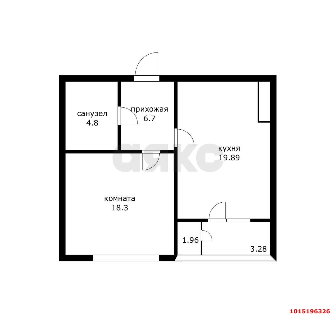 Фото №8: 1-комнатная квартира 53&nbsp;м², 19/22&nbsp;эт. - Краснодар, Прикубанский внутригородской округ, Круглик, жилой комплекс Сердце, мкр. Школьный, ул. Школьная, 1