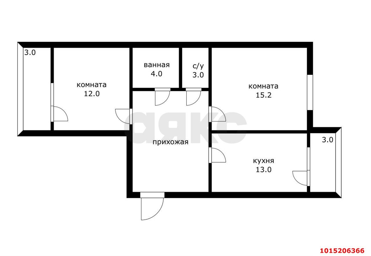 Фото №14: 2-комнатная квартира 59&nbsp;м², 19/22&nbsp;эт. - Краснодар, Прикубанский внутригородской округ, мкр. ЖК Губернский, ул. им. Героя Яцкова И.В., 15к2