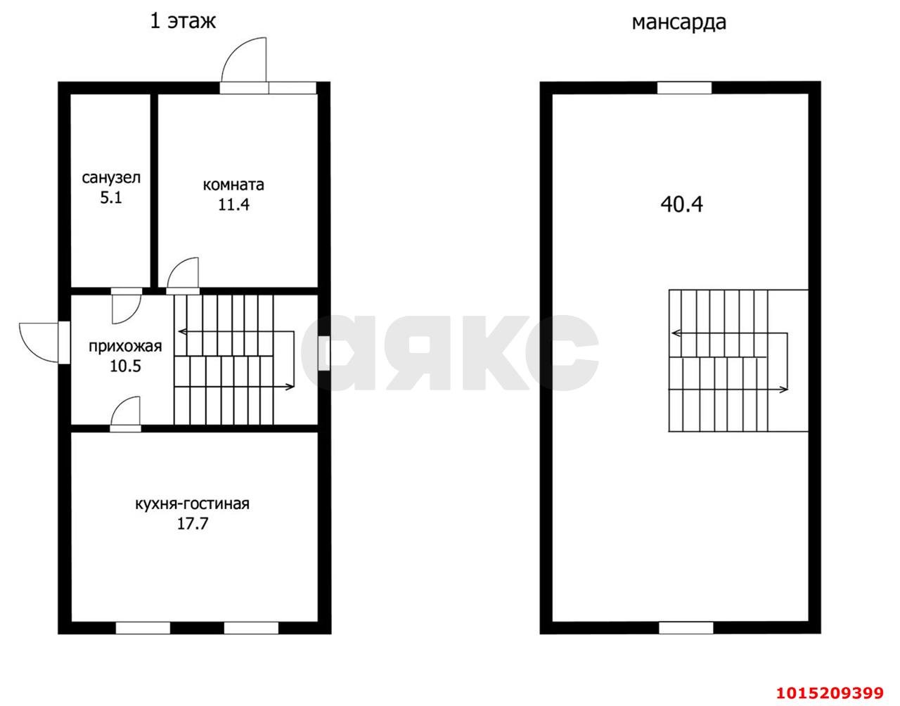 Фото №6: Дом 83&nbsp;м² + 3.3&nbsp;сот., 2&nbsp;эт. - Связист, мкр. Прикубанский внутригородской округ, ул. Майская, 92