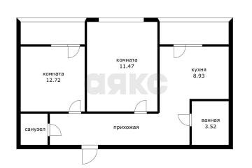 Фото №1: 2-комнатная квартира 46 м², 10/25 эт. - Краснодар, мкр. имени Петра Метальникова, ул. Петра Метальникова, 36