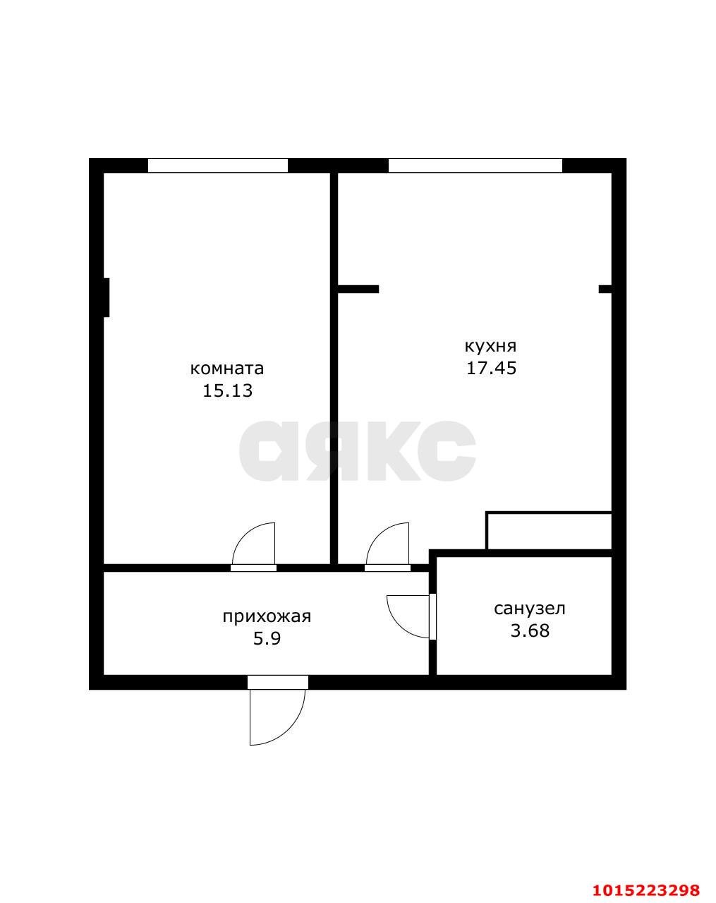 Фото №13: 1-комнатная квартира 47&nbsp;м², 3/8&nbsp;эт. - Новая Адыгея, ул. Тургеневское шоссе, 10А