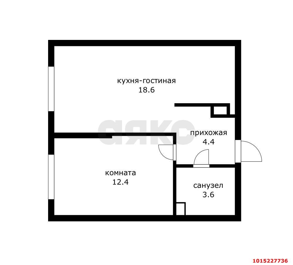 Фото №7: 1-комнатная квартира 39&nbsp;м², 3/16&nbsp;эт. - Краснодар, Прикубанский внутригородской округ, мкр. ЖК Самолёт-6, ул. Ивана Беличенко, 90к1