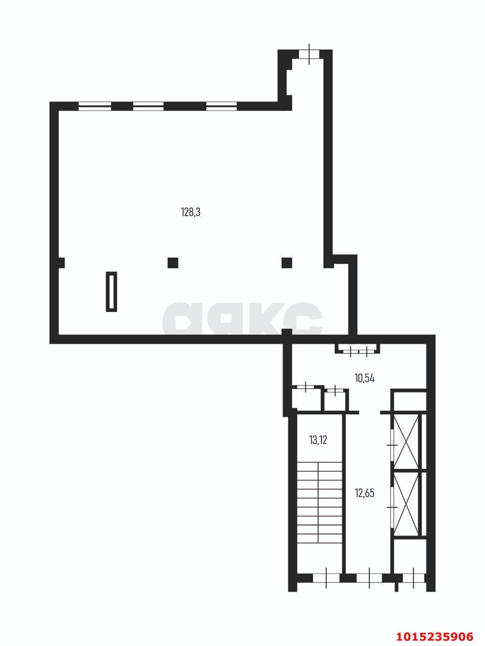 Фото №7: Офисное помещение 128&nbsp;м², 1/16&nbsp;эт. - Краснодар, Западный внутригородской округ, мкр. Центральный, ул. Комсомольская, 6