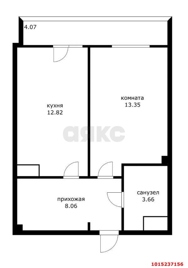 Фото №14: 1-комнатная квартира 39&nbsp;м², 14/16&nbsp;эт. - Краснодар, Прикубанский внутригородской округ, мкр. Славянский, ул. Заполярная, 37к1