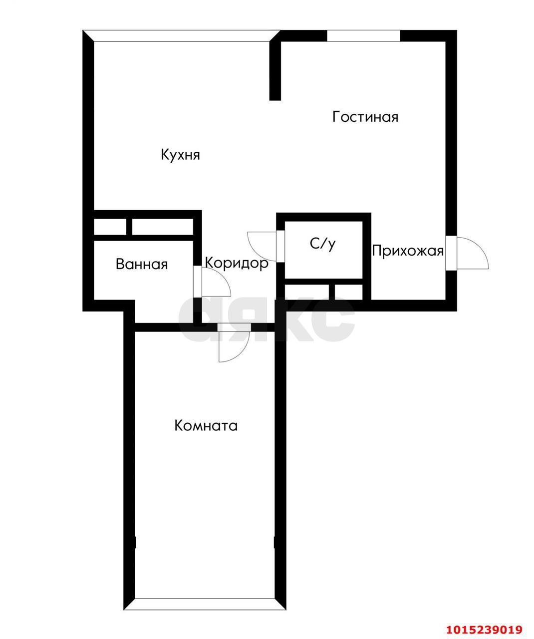 Фото №8: 2-комнатная квартира 48&nbsp;м², 1/14&nbsp;эт. - Краснодар, Прикубанский внутригородской округ, мкр. жилой комплекс Зеленодар, ул. 3-я Трудовая, 1/3