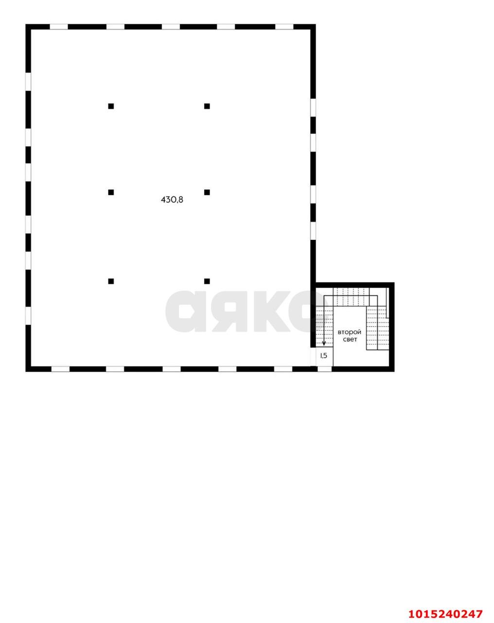 Фото №6: Торговое помещение 430&nbsp;м², 2/2&nbsp;эт. - Янтарь, мкр. Прикубанский внутригородской округ, ул. Цветочная, 10