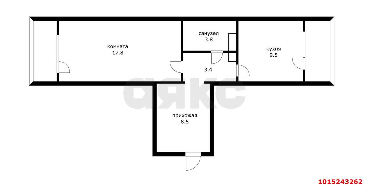 Фото №12: 1-комнатная квартира 45&nbsp;м², 9/16&nbsp;эт. - Краснодар, Прикубанский внутригородской округ, мкр. Восточно-Кругликовский, ул. Героя А.А. Аверкиева, 21