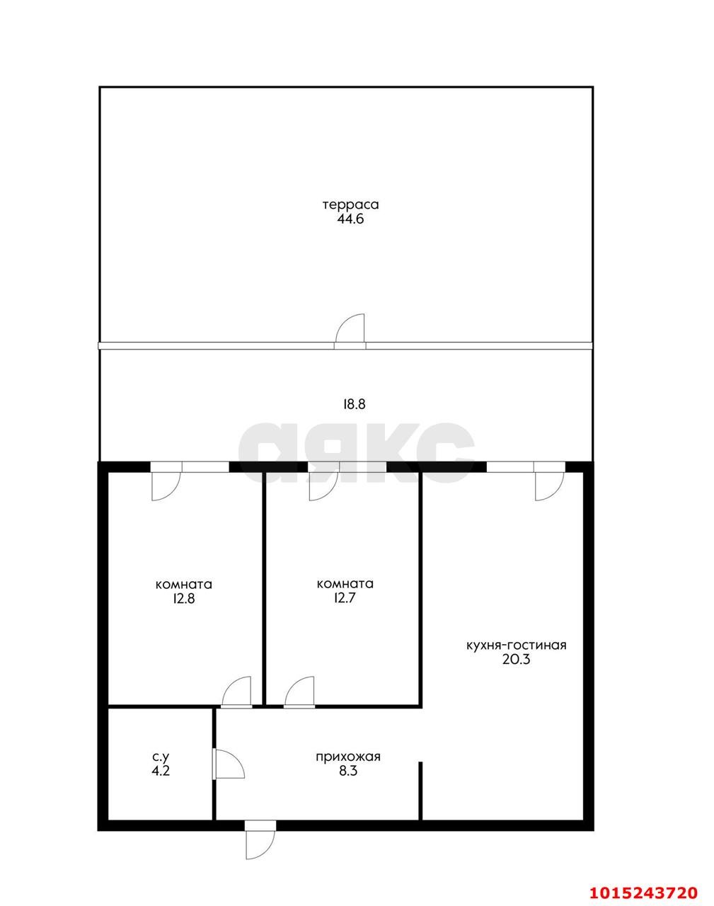 Фото №15: 2-комнатная квартира 120&nbsp;м², 2/16&nbsp;эт. - Краснодар, Прикубанский внутригородской округ, мкр. жилой комплекс Самолёт-6, ул. Ивана Беличенко, 86к1