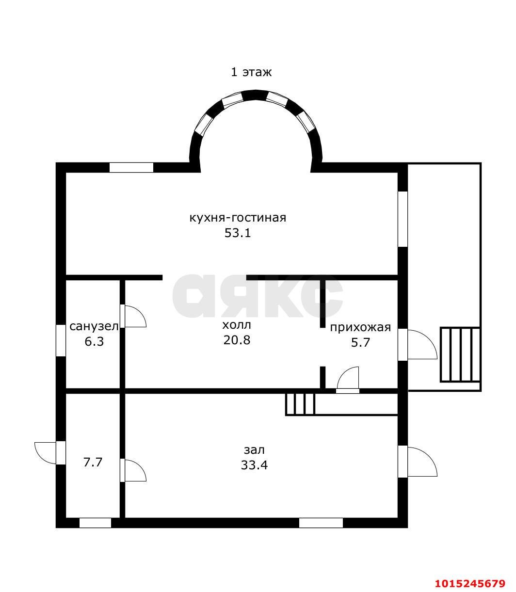 Фото №29: Дом 252&nbsp;м² + 8&nbsp;сот., 2&nbsp;эт. - Краснодар, Прикубанский внутригородской округ, мкр. Горхутор, ул. Стадионная, 39