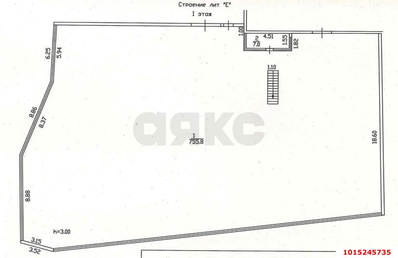 Фото №3: Коммерция 763&nbsp;м², 1/1&nbsp;эт. - Краснодар, Прикубанский внутригородской округ, мкр. отделение № 2 Агрофирмы Солнечная