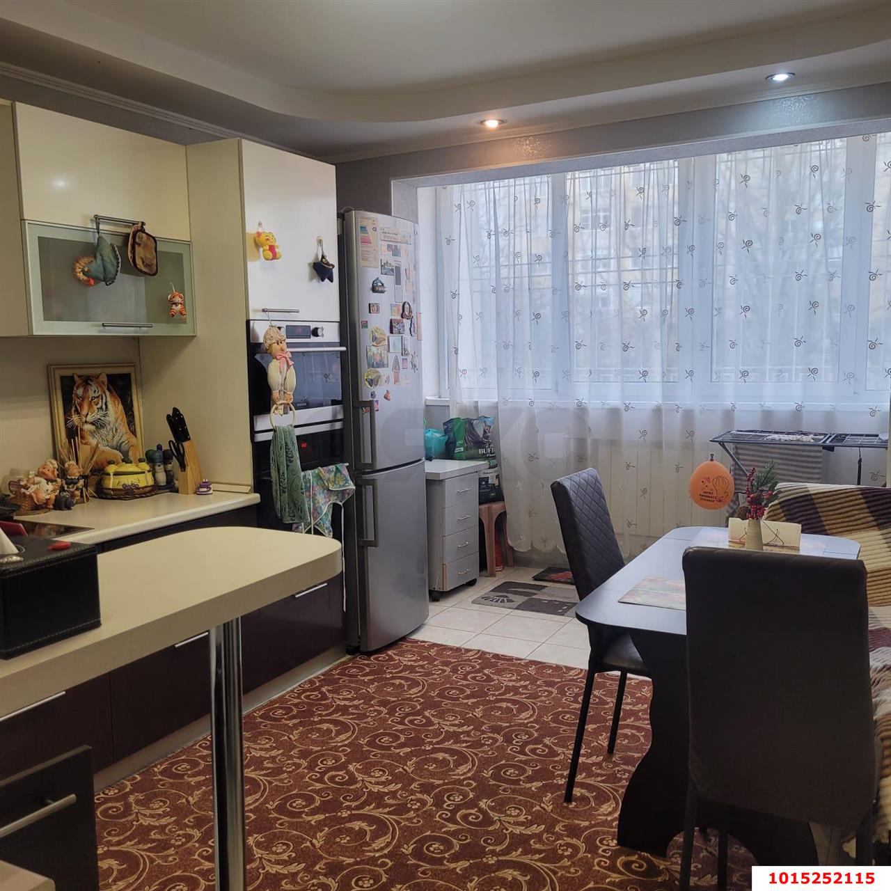 Фото №2: 3-комнатная квартира 78&nbsp;м², 1/12&nbsp;эт. - Краснодар, Западный внутригородской округ, мкр. Юбилейный, б-р Платановый, 12
