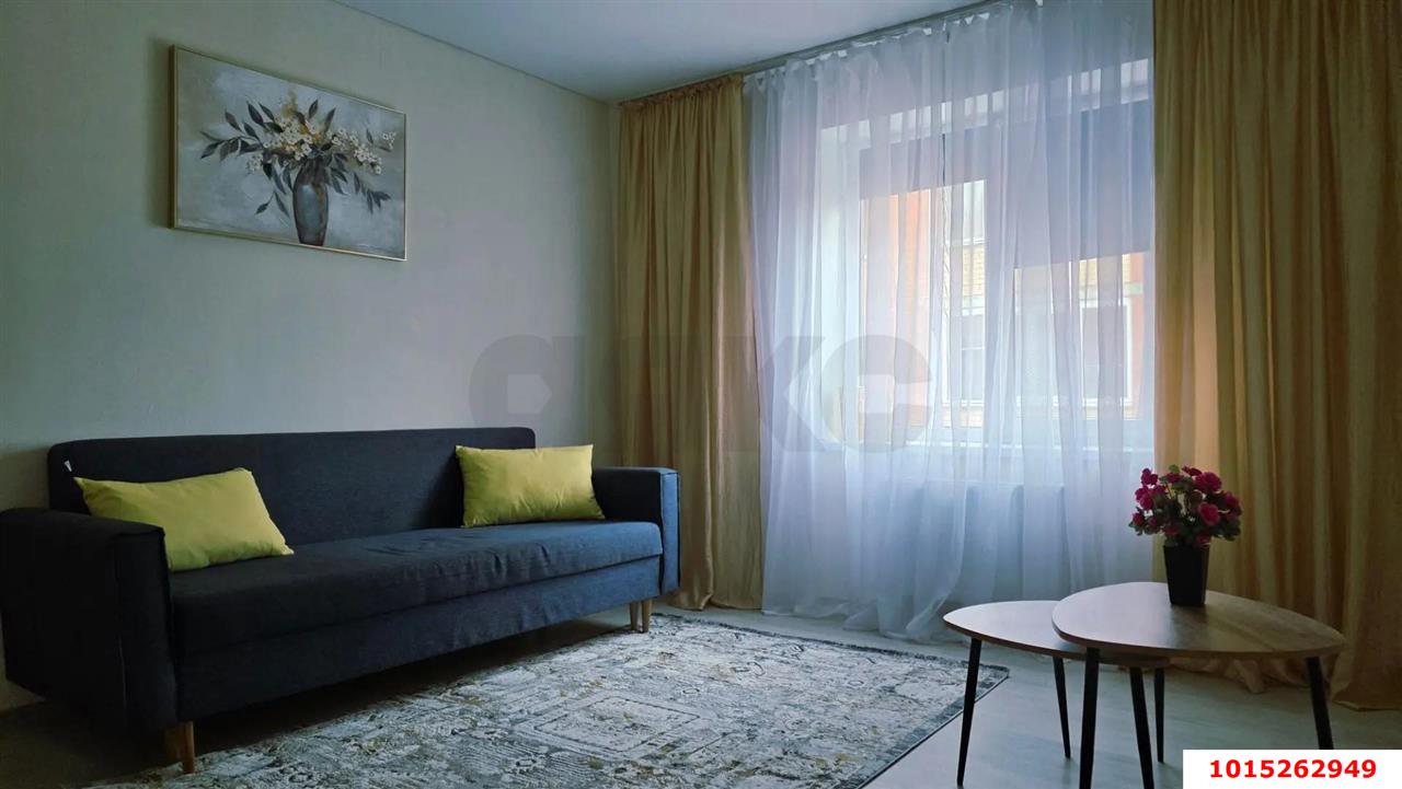 Фото №6: 1-комнатная квартира 34&nbsp;м², 1/3&nbsp;эт. - Новая Адыгея, мкр. жилой комплекс Золотая линия, ул. Бжегокайская, 29/4Д