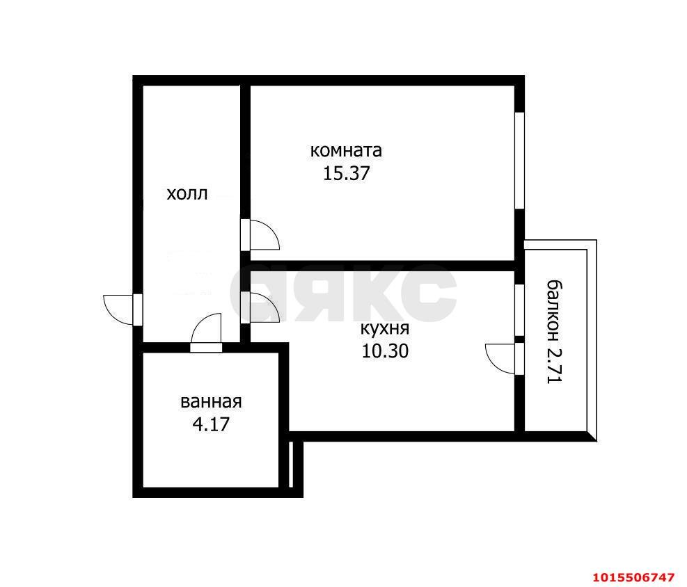 Фото №19: 1-комнатная квартира 33&nbsp;м², 1/12&nbsp;эт. - Краснодар, Прикубанский внутригородской округ, мкр. ЖК Красная Площадь, ул. Конгрессная, 13