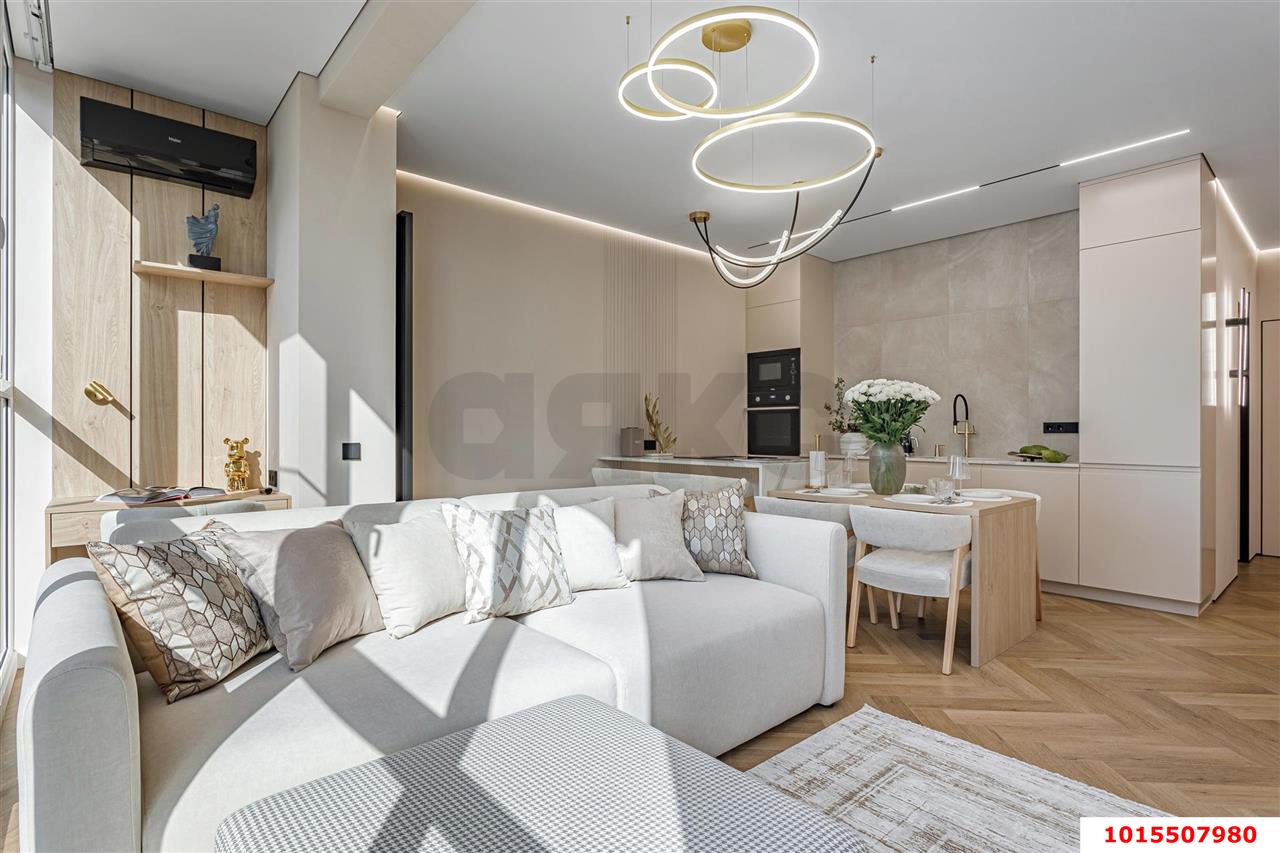 Фото №5: 2-комнатная квартира 62&nbsp;м², 4/15&nbsp;эт. - Краснодар, Прикубанский внутригородской округ, мкр. Фестивальный, ул. Круговая, 4/1к4