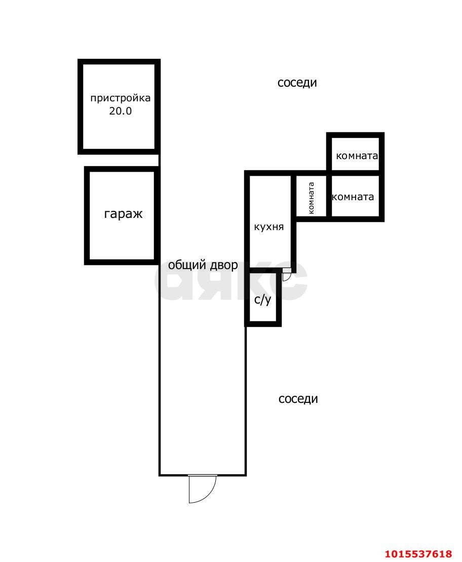 Фото №10: Дом 52&nbsp;м² + 1&nbsp;сот., 1&nbsp;эт. - Краснодар, Западный внутригородской округ, мкр. Центральный, ул. Октябрьская, 141