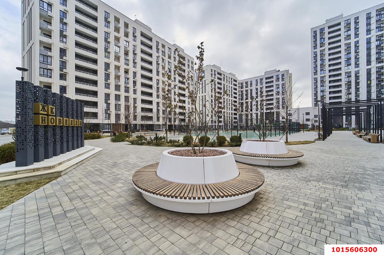 Фото №15: 1-комнатная квартира 40&nbsp;м², 5/19&nbsp;эт. - Краснодар, Прикубанский внутригородской округ, мкр. жилой комплекс Новелла, ул. Питерская, 40к4