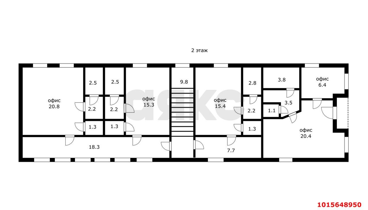 Фото №2: Офисное помещение 300&nbsp;м², 1/2&nbsp;эт. - Краснодар, Западный внутригородской округ, Кожзавод, мкр. Фестивальный, ул. Карла Маркса, 39