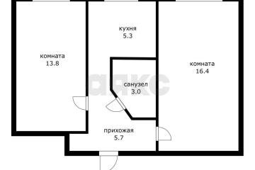 Фото №1: 2-комнатная квартира 44 м², 1/5 эт. - Краснодар, мкр. Фестивальный, ул. Олимпийская, 4