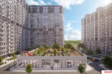 Фото №1: 1-комнатная квартира 48 м², 17/20 эт. - Краснодар, мкр. ЖК Альфа, ул. Уральская, 100/5