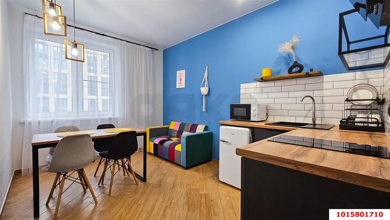 Фото №8: 1-комнатная квартира 40&nbsp;м², 5/12&nbsp;эт. - Краснодар, Прикубанский внутригородской округ, ЖК Небо, мкр. 9-й километр, ул. Ярославская, 115лит2